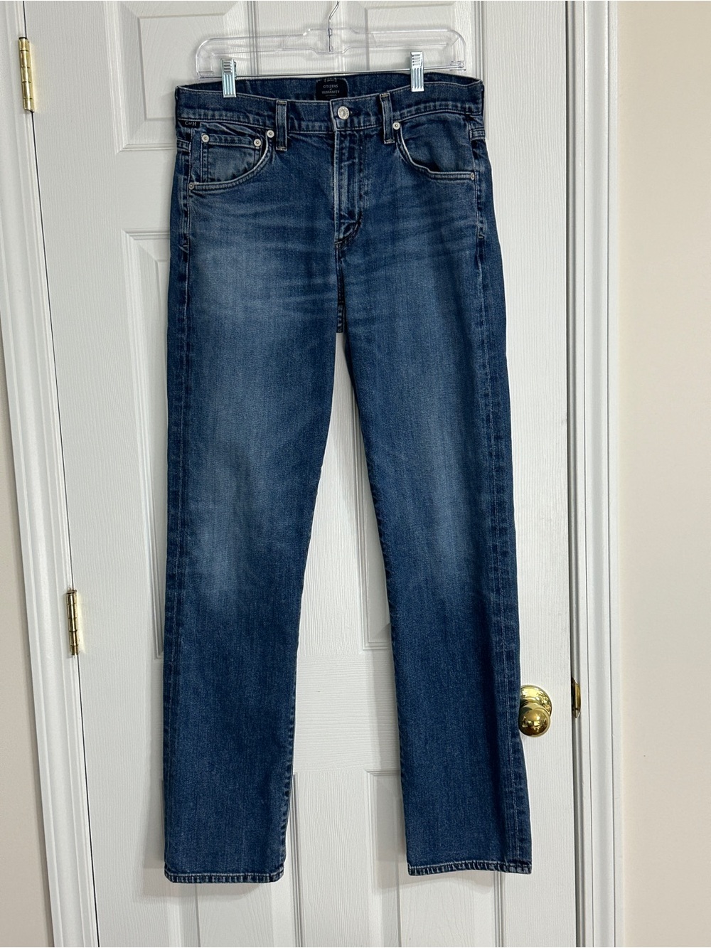 Citizens of Humanity Sid Regular Straight Jeans Men 32x33 Medium Wash Blue
